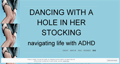 Desktop Screenshot of holeinherstocking.wordpress.com