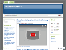 Tablet Screenshot of goodnewsplanet.wordpress.com