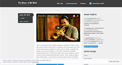 Desktop Screenshot of musicofmymind.wordpress.com