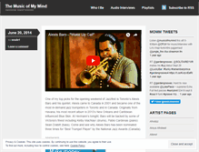 Tablet Screenshot of musicofmymind.wordpress.com