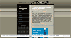 Desktop Screenshot of negroelmejor.wordpress.com