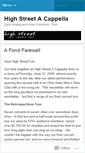 Mobile Screenshot of highstreetacappella.wordpress.com