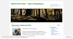 Desktop Screenshot of ilmontedeifolletti.wordpress.com