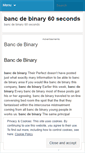 Mobile Screenshot of mobile.bancdebinary60seconds.wordpress.com