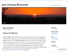 Tablet Screenshot of mobile.bancdebinary60seconds.wordpress.com