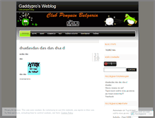 Tablet Screenshot of gaddypro2.wordpress.com