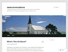 Tablet Screenshot of newconversations.wordpress.com