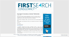 Desktop Screenshot of firstsearchconsultancy.wordpress.com