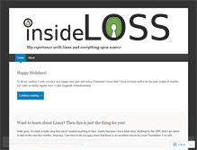 Tablet Screenshot of insideloss.wordpress.com