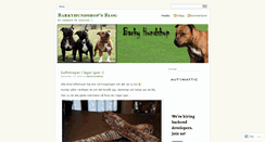 Desktop Screenshot of barkyhundshop.wordpress.com