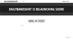 Desktop Screenshot of dailybandshirt.wordpress.com