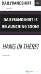 Mobile Screenshot of dailybandshirt.wordpress.com