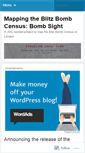 Mobile Screenshot of blitzbombcensusmaps.wordpress.com