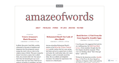 Desktop Screenshot of amazeofwords.wordpress.com