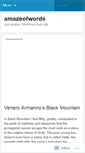Mobile Screenshot of amazeofwords.wordpress.com