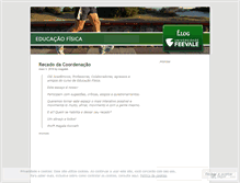 Tablet Screenshot of educacaofisicafeevale.wordpress.com