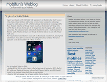 Tablet Screenshot of mobifun.wordpress.com