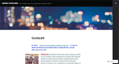 Desktop Screenshot of benimgezilerim.wordpress.com