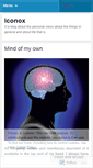 Mobile Screenshot of iconox.wordpress.com