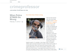 Tablet Screenshot of crimeprofessor.wordpress.com