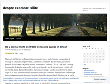 Tablet Screenshot of executarisilite.wordpress.com