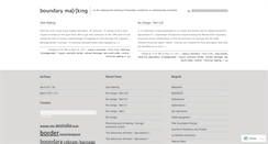 Desktop Screenshot of boundarymkng.wordpress.com