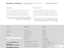 Tablet Screenshot of boundarymkng.wordpress.com