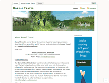 Tablet Screenshot of borealtravel.wordpress.com