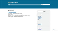 Desktop Screenshot of business7861.wordpress.com