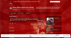 Desktop Screenshot of forosdiariodeoriente.wordpress.com