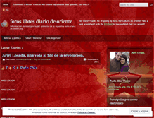 Tablet Screenshot of forosdiariodeoriente.wordpress.com