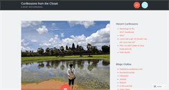 Desktop Screenshot of closetconfessions.wordpress.com