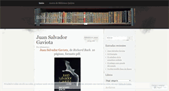 Desktop Screenshot of bibliotecaquijote.wordpress.com