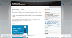 Desktop Screenshot of mygraeff.wordpress.com