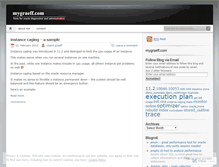 Tablet Screenshot of mygraeff.wordpress.com