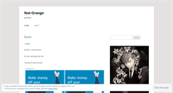 Desktop Screenshot of notorange.wordpress.com