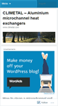 Mobile Screenshot of climetal.wordpress.com