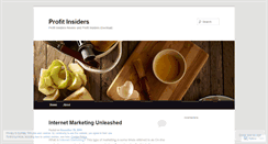 Desktop Screenshot of profitinsiders2.wordpress.com