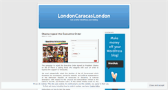 Desktop Screenshot of londoncaracaslondon.wordpress.com