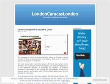 Tablet Screenshot of londoncaracaslondon.wordpress.com