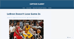 Desktop Screenshot of clarky7.wordpress.com