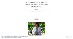 Desktop Screenshot of mymothersbrain.wordpress.com