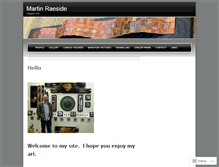 Tablet Screenshot of martinraeside.wordpress.com