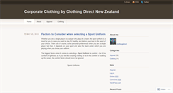 Desktop Screenshot of clothingdirect.wordpress.com