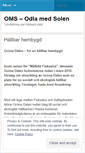 Mobile Screenshot of odlasolen.wordpress.com