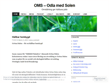 Tablet Screenshot of odlasolen.wordpress.com