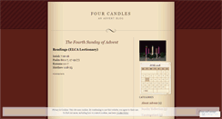 Desktop Screenshot of fourcandles.wordpress.com