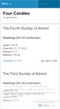 Mobile Screenshot of fourcandles.wordpress.com