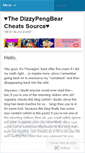 Mobile Screenshot of dizzypengbear.wordpress.com