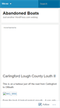 Mobile Screenshot of abandonedboats.wordpress.com